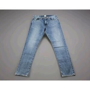 Todd Snyder Slim Fit Stretch Jeans size 33x32 Acid Wash Blue